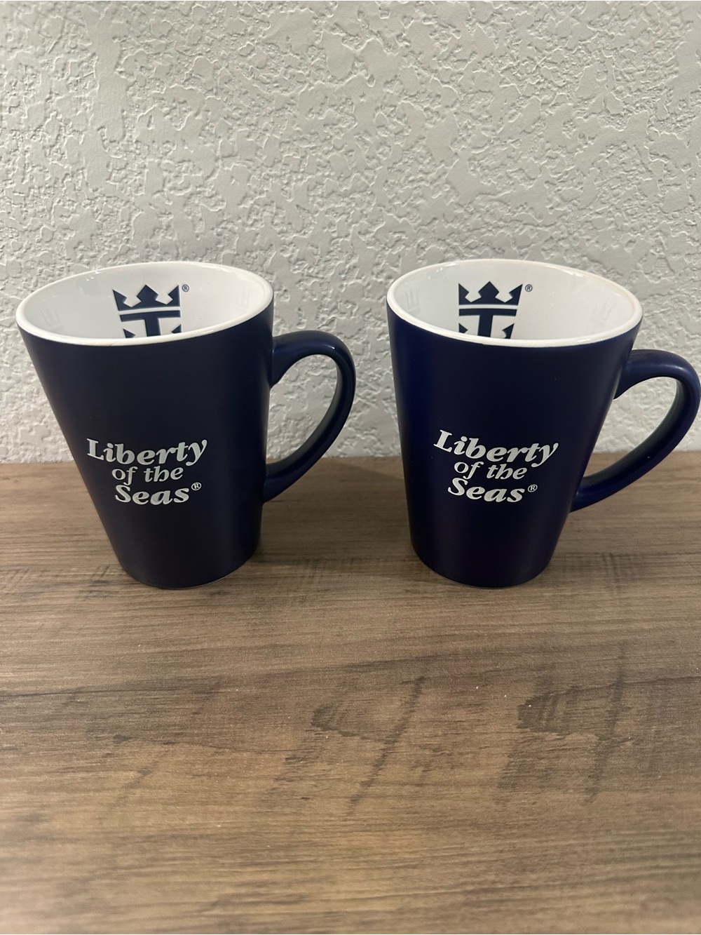 Royal Caribbean Liberty of the Seas Collectible Mugs - Pair of 2